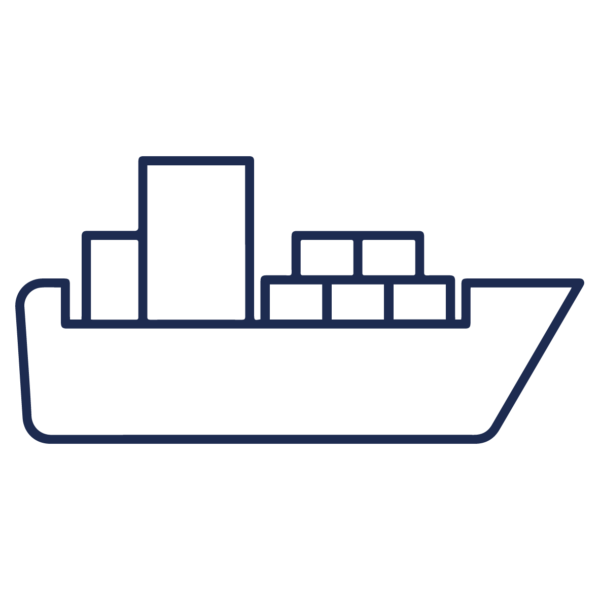 GNC Icon - Ship - Navy Blue