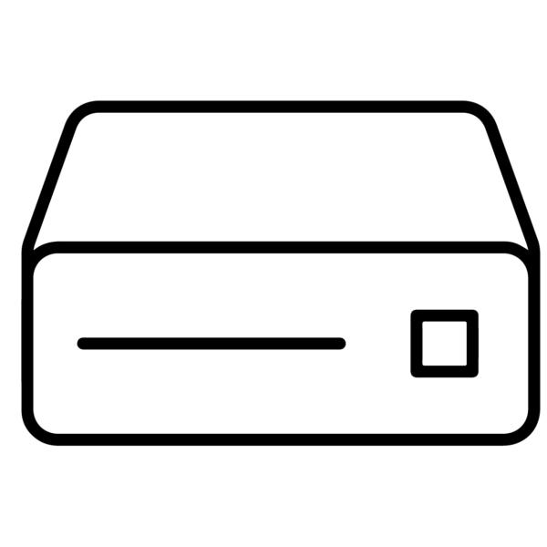 GNC Icon - Hard Drive - Dark Grey