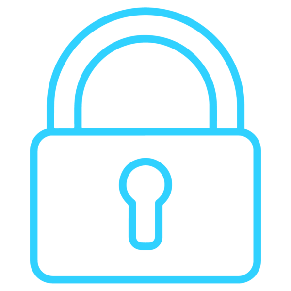 GNC Icon - Padlock - Light Blue
