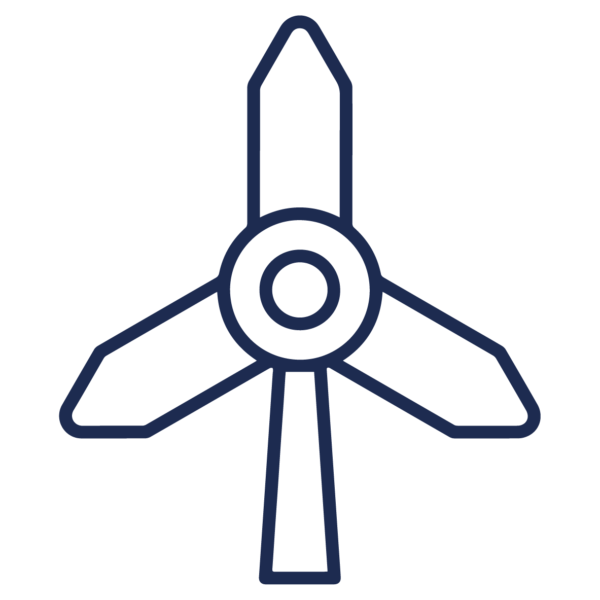 GNC Icon - Windmill - Navy Blue