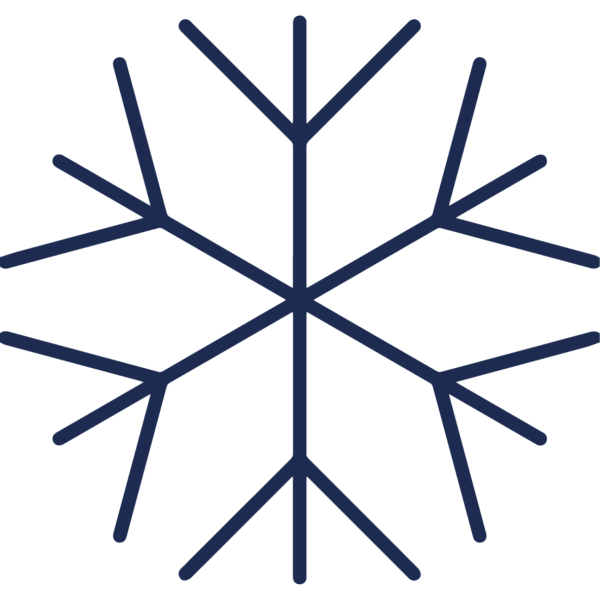 GNC Icon - Snowflake - Navy Blue