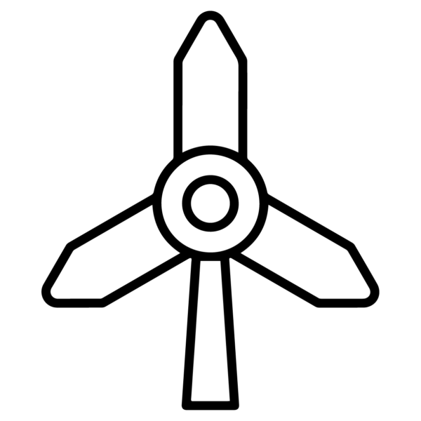 GNC Icon - Windmill - Dark Grey
