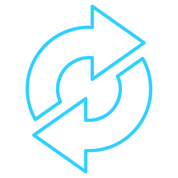 GNC Icon - Refresh - Light Blue