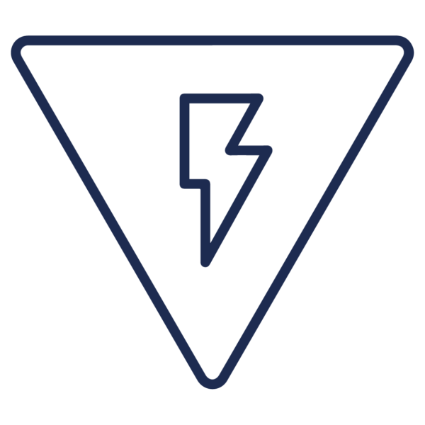 GNC Icon - Electricity - Navy Blue