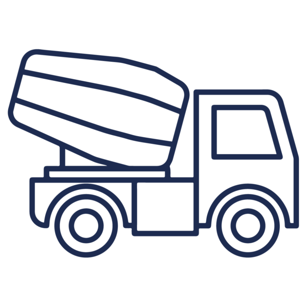 GNC Icon - Cement Truck - Navy Blue
