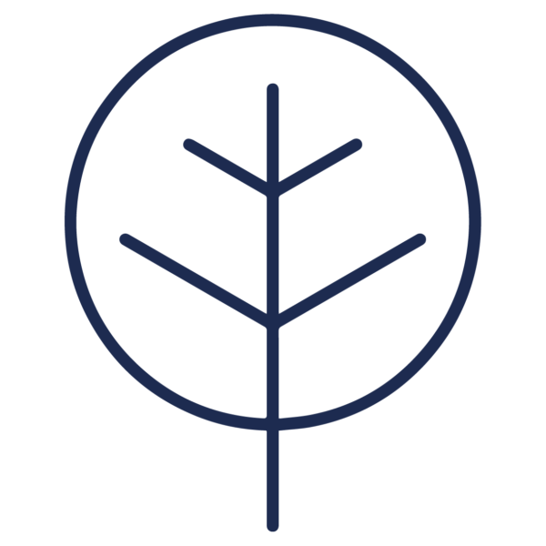 GNC Icon - Tree - Navy Blue
