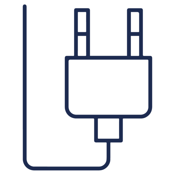 GNC Icon - Power Plug - Navy Blue