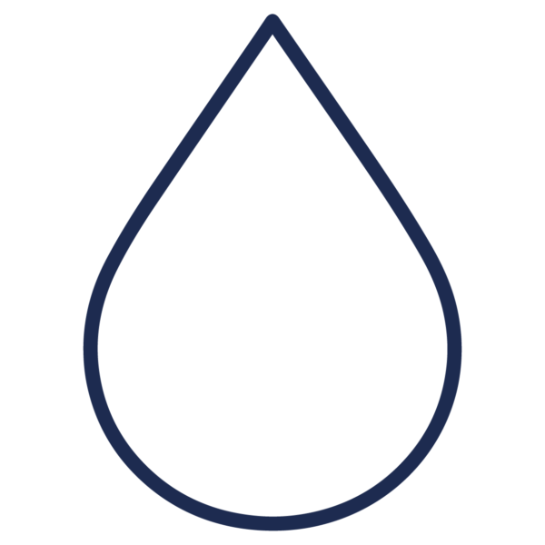 GNC Icon - Water Droplet - Navy Blue