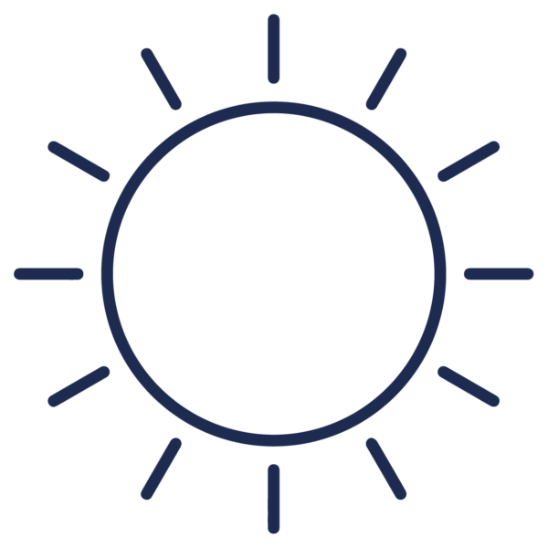 GNC Icon - Sun - Navy Blue
