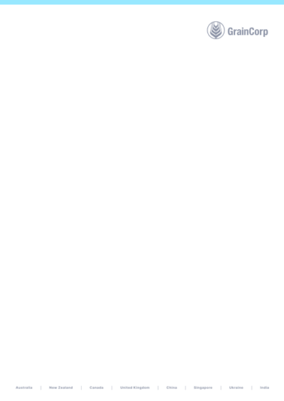 GrainCorp word template