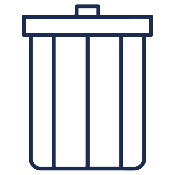 GNC Icon - Trash Size - Navy Blue