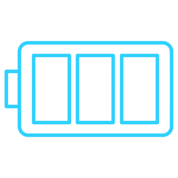 GNC Icon - Battery - Light Blue