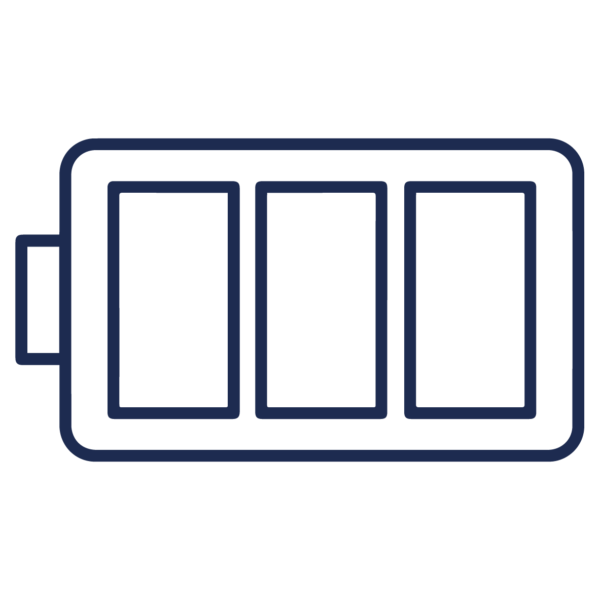 GNC Icon - Battery - Navy Blue