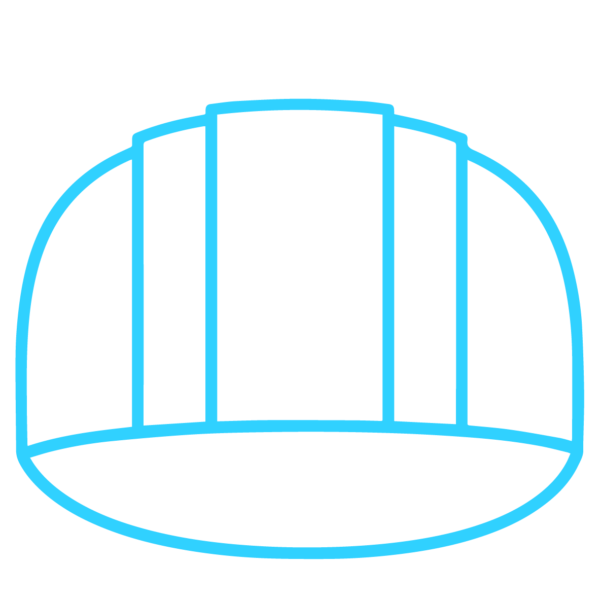 GNC Icon - Hard Hat - Light Blue