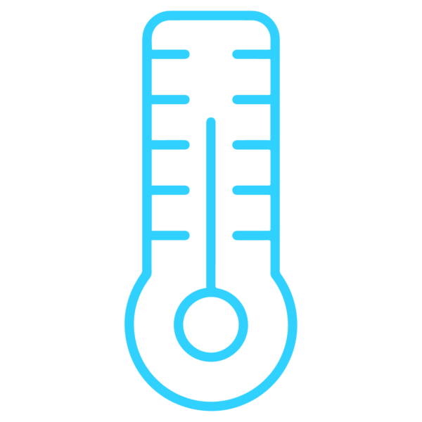 GNC Icon - Thermometer - Light Blue