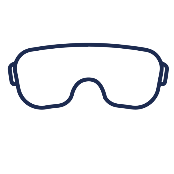 GNC Icon - Safety Goggles - Navy Blue
