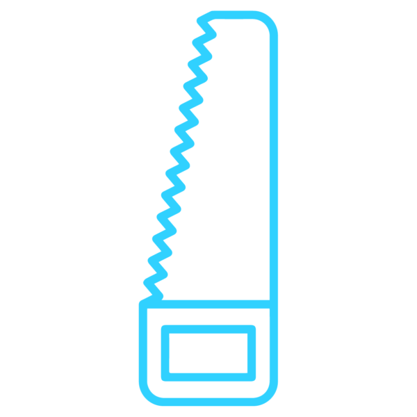 GNC Icon - Saw - Light Blue