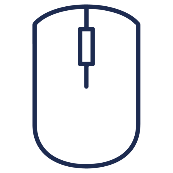 GNC Icon - Mouse - Navy Blue
