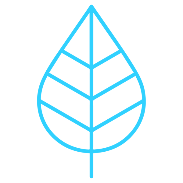 GNC Icon - Leaf - Light Blue