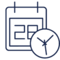 Calendar and Clock -  Navy Blue.png