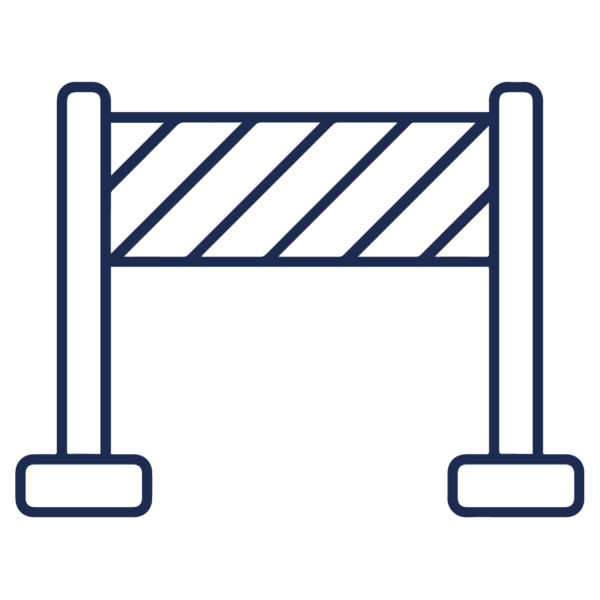 GNC Icon - Safety Barrier - Navy Blue