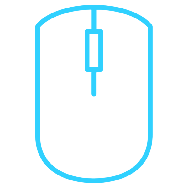 GNC Icon - Mouse - Light Blue