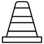 Traffic Cone - Dark Grey.png
