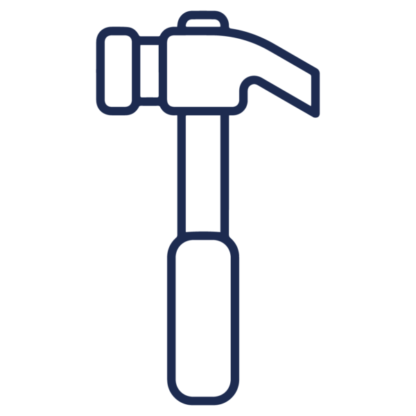 GNC Icon - Hammer - Navy Blue