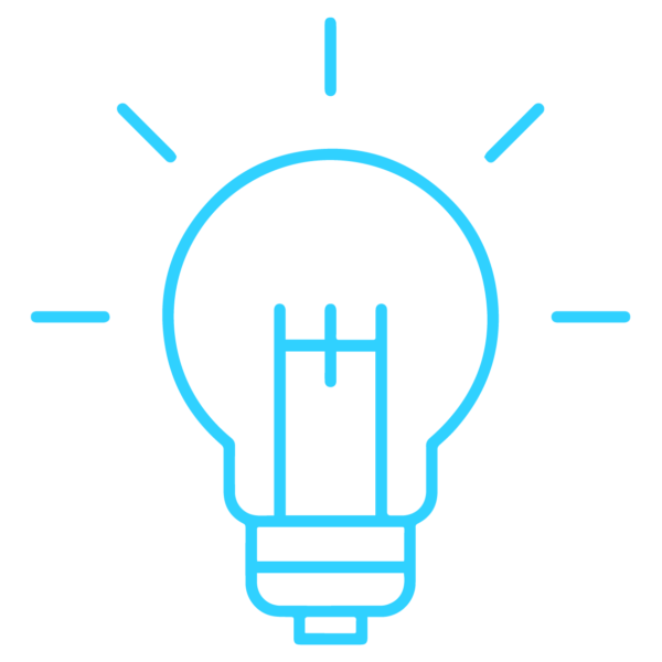 GNC Icon - Lightbulb - Light Blue