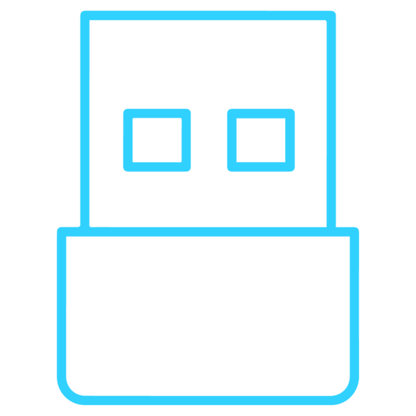 GNC Icon - USB - Light Blue