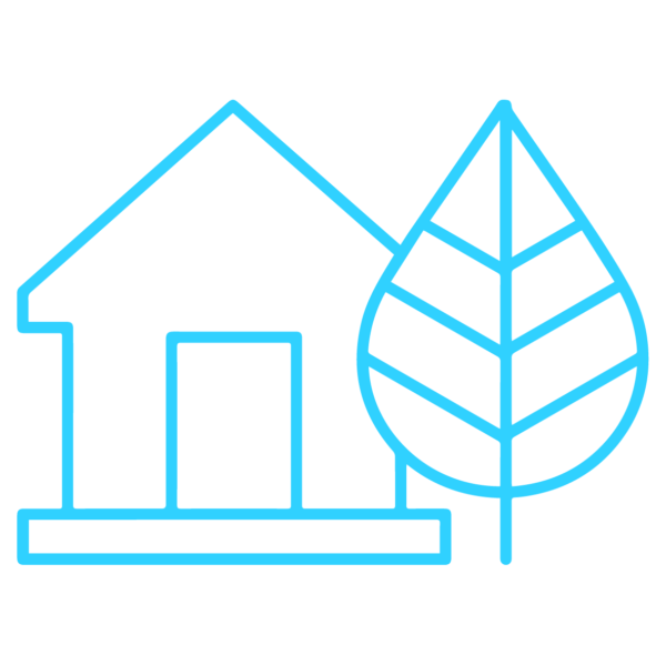 GNC Icon - House - Light Blue