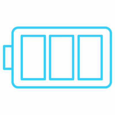 GNC Icon - Battery - Light Blue
