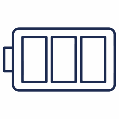 GNC Icon - Battery - Navy Blue