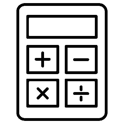 GNC Icon - Calculator - Dark Grey