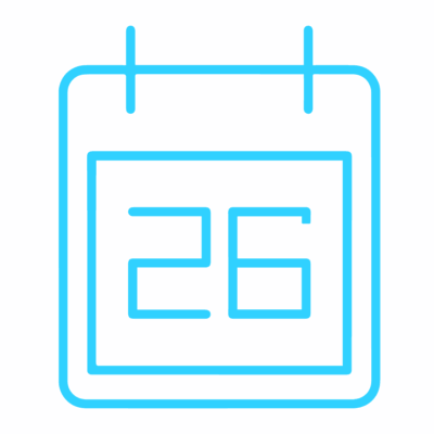 GNC Icon - Calendar - Light Blue