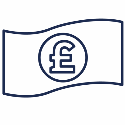 GNC Icon - Cash Pound - Navy Blue