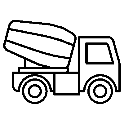 GNC Icon - Cement Truck - Dark Grey