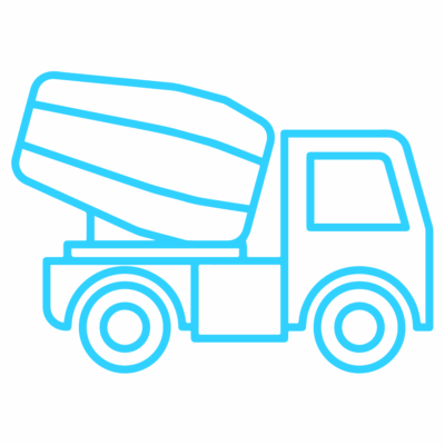 GNC Icon - Cement Truck - Light Blue