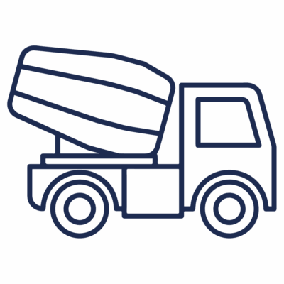 GNC Icon - Cement Truck - Navy Blue