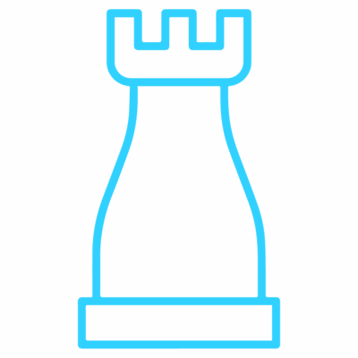 GNC Icon - Chess Piece - Light Blue