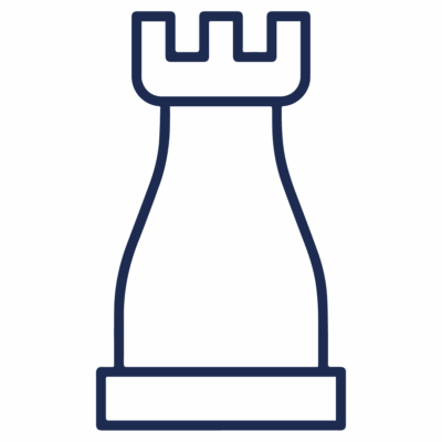 GNC Icon - Chess Piece - Navy Blue