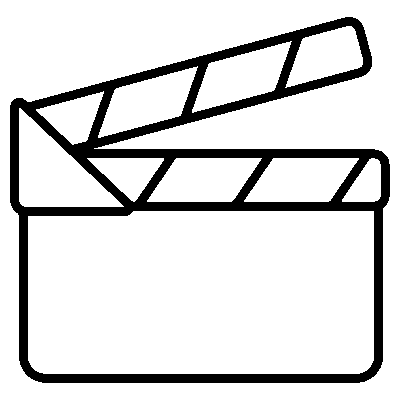 GNC Icon - Clapper Board - Dark Grey