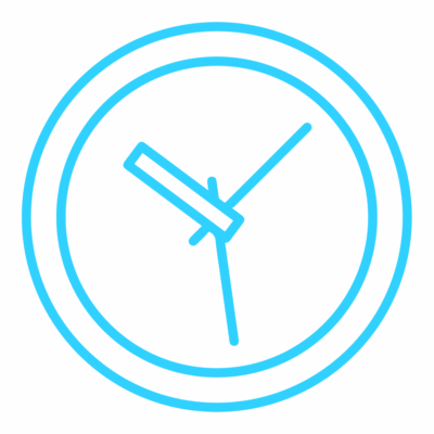 GNC Icon - Clock - Light Blue