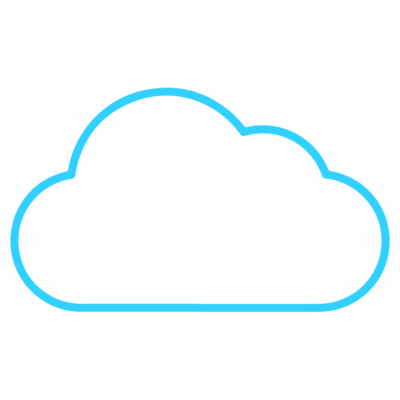 GNC Icon - Cloud - Light Blue