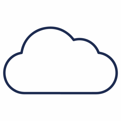GNC Icon - Cloud - Navy Blue