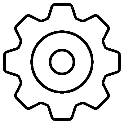 GNC Icon - Cog - Dark Grey