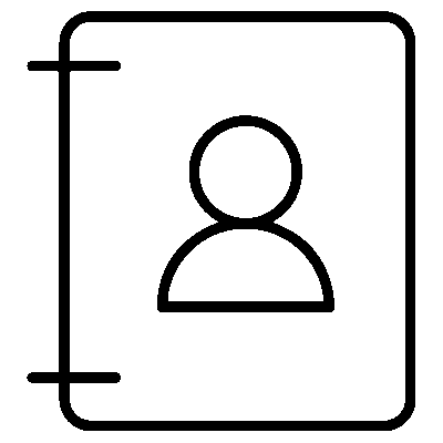 GNC Icon - Contact - Dark Grey