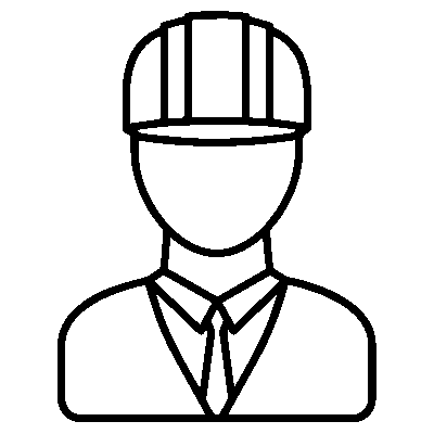 GNC Icon - Corporate Male Hard Hat - Dark Grey