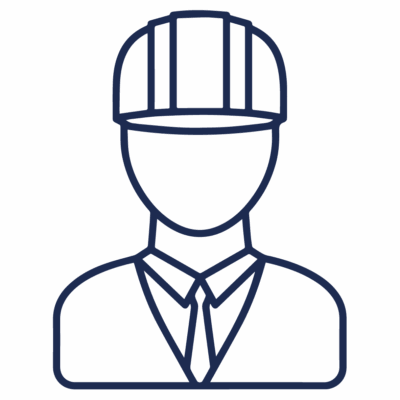 GNC Icon - Corporate Male Hard Hat - Navy Blue