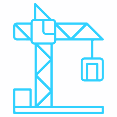 GNC Icon - Crane - Light Blue